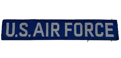 Original Vietnam Era Fatigue U.s. Air Force Blue Tape Synthetic Tag Patch • $5.95