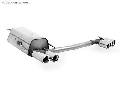 Sports Exhaust Incl. Vbr Mercedes CLK W209 +A209 Convertible From 2002 2x80mm • $1165.11