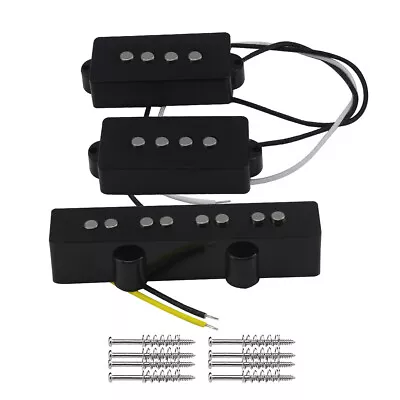 Set Open Alnico 5 P Bass Pickup JB Bass Bridge Pickup For 4-String PB JB Bass • $30.59