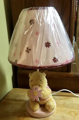 Plush Winnie The Pooh With Flower Lamp Nursery Classic Disney • $50