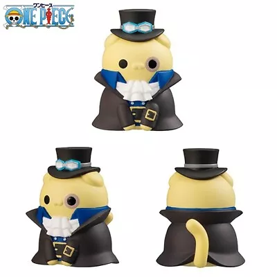 MEGA CAT PROJECT ONE PIECE Nyan Piece Pirate King Meow Mini Figure Toy Sabo NEW • $14.99