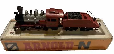 Arnold 2261 N Scale Union Pacific 0-6-0 Steam Locomotive & Tender #157 • $56.99