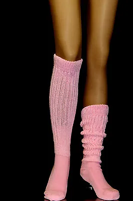 Slouch Socks Scrunch Calf To Knee Workout Long Hooters Uniform Run Walk Warm New • $8.87