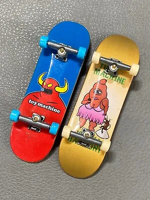 2x Tech Deck Toy Machine Fingerboard Skateboard - Excellent Condition • $24.95