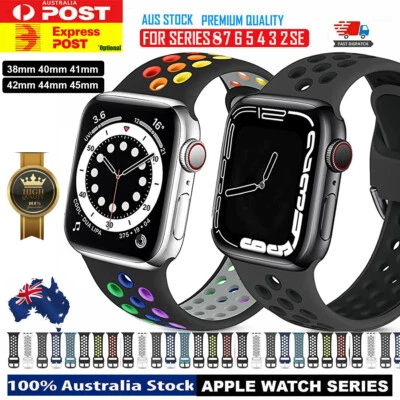 $6.99 • Buy For Apple Watch Band IWatch Series SE Ultra 8 7 6 5 4 3 38 40 41 42 44 45 49 Mm