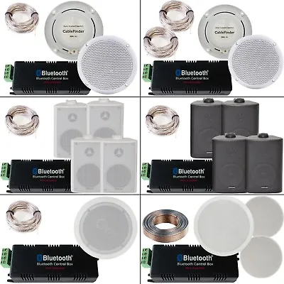 £47.49 • Buy SMART HOME Mini Bluetooth Amplifier & Speaker Kits Wireless Stereo HiFi Amp
