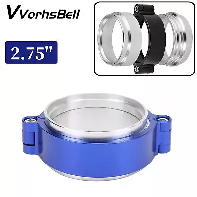 $17.99 • Buy 2.75'' Aluminum HD Clamp Intake V-band Flange For Turbo Intake Intercooler Pipe
