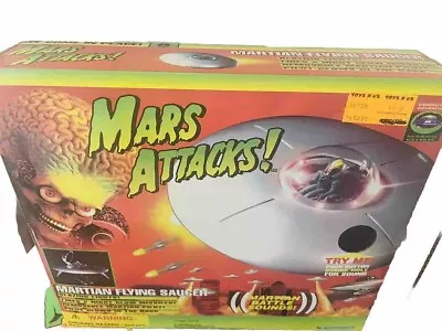 Martian Flying Saucer Mars Attacks! 1996 Trendmasters Vehicle NEW SEALED • $108.75