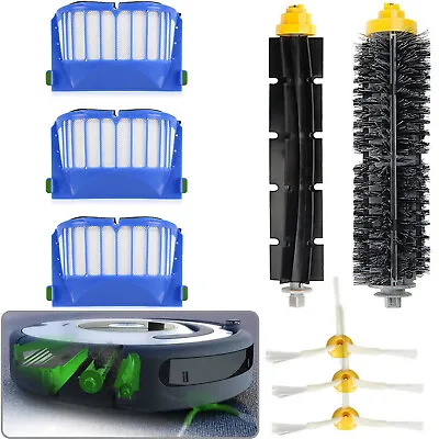 $12.98 • Buy Replacement Brush Filter Parts For IRobot Roomba Aerovac 600 Series 620 630 650