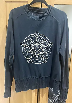 Vintage FAKE LONDON GENIUS Sweatshirt Jumper - Yorkshire/Tudor Rose - Size L • £20