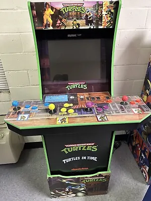 Arcade1Up Teenage Mutant Ninja Turtles Arcade Cabinet Machine With Riser • $500
