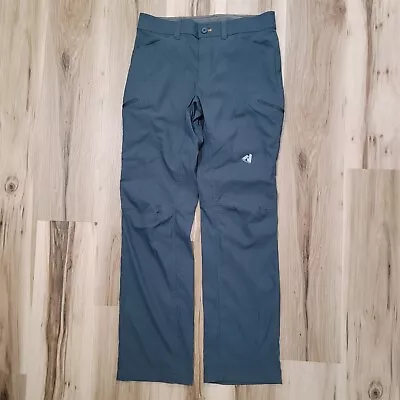 Eddie Bauer First Ascent Guide Pro Pants Mens 32x34 Gray Hiking Cargo Stretch • $35.95