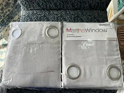 Martha Stewart Promenade Grommet Curtain Panels • $35