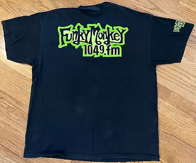 Vintage 90s-00s Funky Monkey 104.9 Seattle Underground Radio Station Shirt Sz XL • $59.95