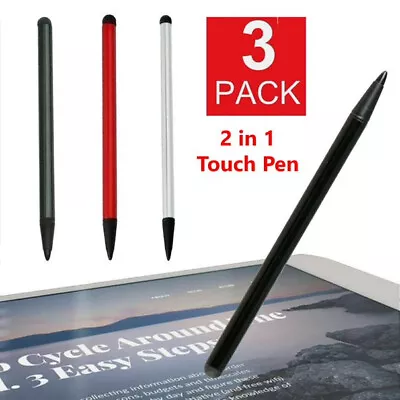 2 In 1 Touch Screen Pen Stylus Universal For IPhone IPad Samsung Tablet Phone PC • $3.54