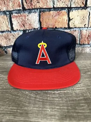 Vintage Sports Specialties Anaheim Angels Snapback Mesh Trucker Style Hat • $14.99