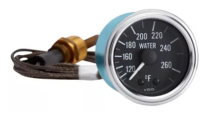 VDO 180-310 Series 1  Chrome 265F Mechanical Temperature Gauge  48  Tube • $72