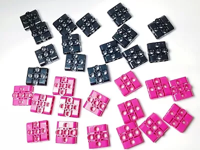  10 Pieces New LEGO Technic Black Magenta Connector Beam 1 X 3 X 3 (39793) Robot • $21.90