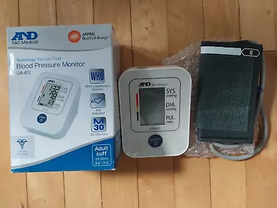 A&D Medical UA-611 Upper Arm Blood Pressure Monitor • $12