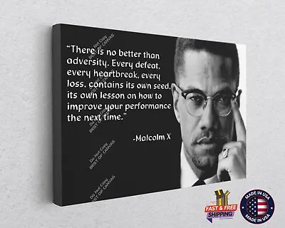 Malcolm X Right Thing Quote Large Poster Painting Art Wall Decor Home Decoration • $202.40