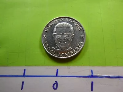 Vince Lombardi Green Bay Packers Coach 1971 Top Performers Aluminum Coin 1v1b • $39.95