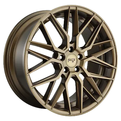 1 New 19X8.5 35 5X114.3 Niche 1PC M191 Gamma Matte Bronze Wheel/Rim • $336