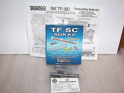 $41.95 • Buy TransGo A904 TF6 Torqueflite 6 SKTFSC Shift Kit 1960-On TF Six 999 30 31 32 RH A