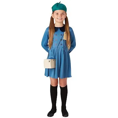 £12.39 • Buy Rubies Official Evacuee School Girl Childrens Girls Fancy Dress Costume New