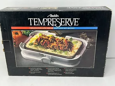 Aladdin Tempreserve 9x13 Casserole Dish Carrier Hot Cold ICC100 In Box W/Instr • $47.50