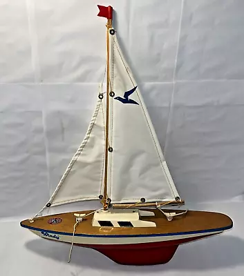 $39 • Buy Vintage Seifert Segelboote Sail Boat Pond Toy  Windy  Made In Germany  Sailboat