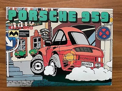 Mitsuwa Mid Racer Porsche 959 Motorized Model Kit PullBack Motor Vtg Japan JDM • $29.59