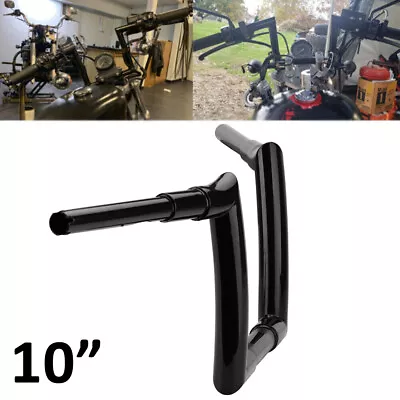 10  Inch Rise Motorcycle Horn Ape Hanger Handlebar For Harley Road Glide FLTRX • $113