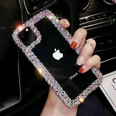 $14.07 • Buy Crystal Diamond Bling Glitter Transparent Case For Samsung S23 S22 S21 20 Note20