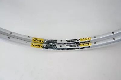 Mavic Open Pro 700C 32h Anodized Silver High Performance Maxtal Clincher Rim Set • $130