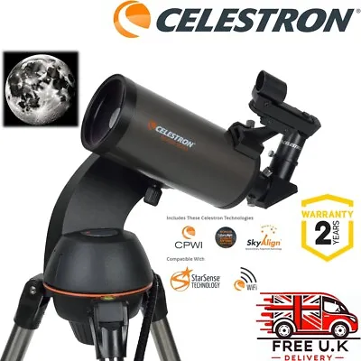 Celestron NexStar 90 SLT Maksutov Cassegrain Telescope 22087 (Stock For UK) • £531