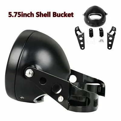 5-3/4  5.75inch Motorcycle LED Headlight Mount Housing Bucket Bracket For Bike • $29.99