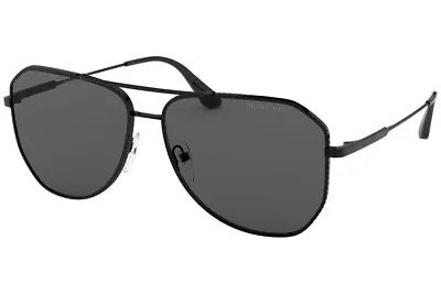 Authentic PRADA PR 63XS-1AB08G Sunglasses Black / Grey Polarized *NEW* 61 Mm • $113.55