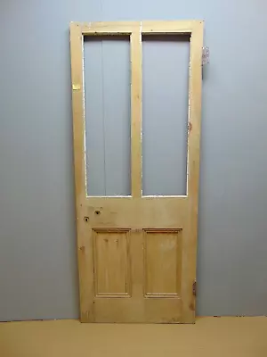 £170 • Buy Door 31 1/2  X 77 1/4  Pine Victorian Door 4 Panel Internal Part Glazed Ref 109D