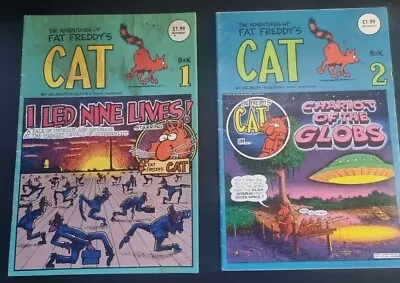 The Adventures Of Fat Freddie’s Cat Book 1 & 2 • £12.50