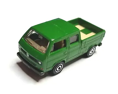 Vintage Matchbox Volkswagen Transporter Double Cab Green VW Truck Hot Van Wheels • $7.79