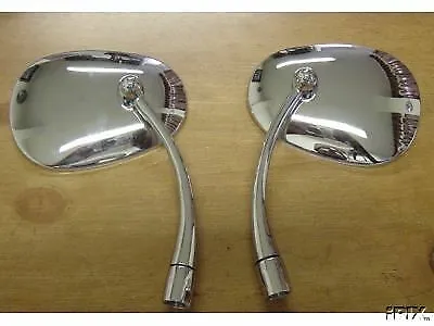 VW Bug Beetle Pear Shaped Door Mirror 49-67 Set • $77.50