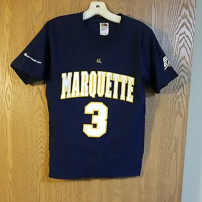 Dwyane Wade #3 Marquette University Golden Eagles T-Shirt Jersey Adult S • $8.95