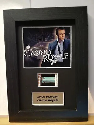 Casino Royale 007 6  X 4  Genuine 35mm Film Cell Display Framed Or Unframed • £15