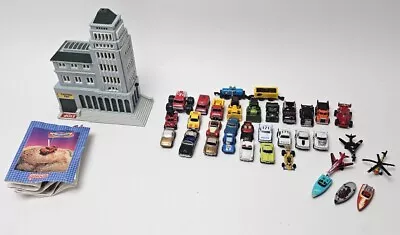 Vintage Micro Machines Lot Police Building Cars Trucks Planes Boats Galoob • $49.95