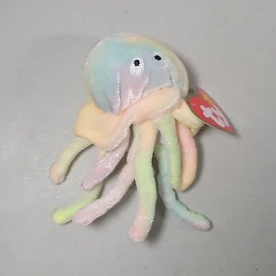 Ty Teenie Beanie Babies Mini Plush Goochy The Jellyfish With Tags 5   • $7.96