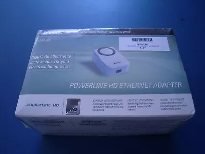 D-Link DHP-300 Powerline HD Ethernet Network Adapter Starter Kit • $95