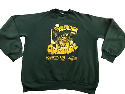 Vtg  Northern Michigan University Sweatshirt NMU Bleacher Creature 1989 L • $150