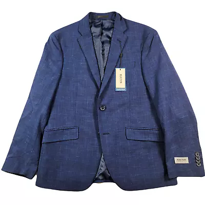 Kenneth Cole Suit Jacket Men's 38S 38 Royal Blue Stretch Slim Fit $395 • $59.49
