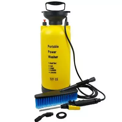 £19.99 • Buy Pro Portable Pressure Washer Power Pump Car Jet Wash Brush Hose Lance 8L Cleaner