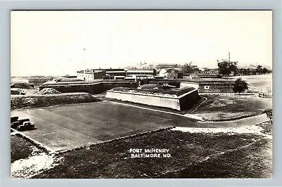 RPPC Baltimore MD-Maryland Fort McHenry Real Photo Vintage Souvenir Postcard • $7.99